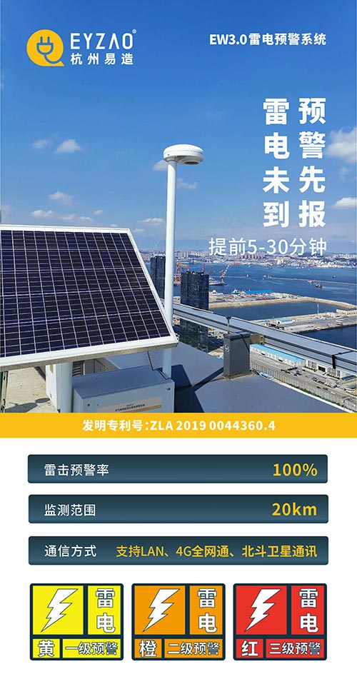 易造雷電預(yù)警系統(tǒng) 3大優(yōu)勢(shì)
