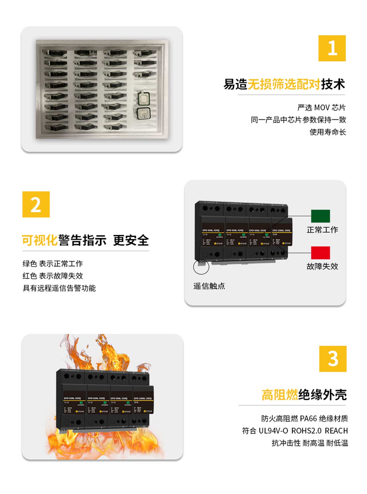 1+2級50kA浪涌保護(hù)器3大優(yōu)勢